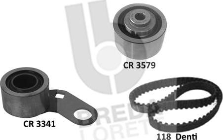 Breda Lorett KCD0760 - Zobsiksnas komplekts autospares.lv