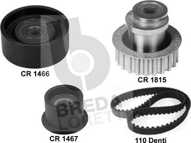 Breda Lorett KCD0717 - Zobsiksnas komplekts autospares.lv