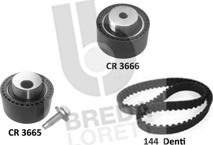 Breda Lorett KCD0787 - Комплект зубчатого ремня ГРМ www.autospares.lv