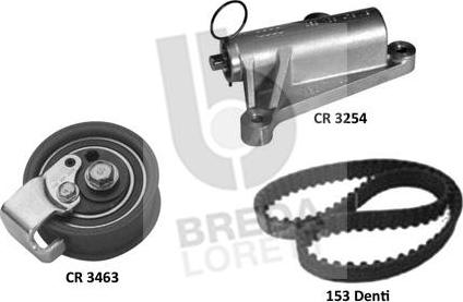 Breda Lorett KCD0726 - Zobsiksnas komplekts www.autospares.lv