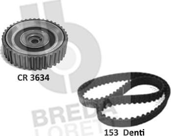 Breda Lorett KCD0775 - Комплект зубчатого ремня ГРМ www.autospares.lv