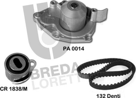 Breda Lorett KPA0803A - Ūdenssūknis + Zobsiksnas komplekts www.autospares.lv