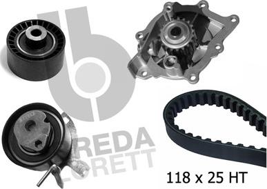 Breda Lorett KPA0331A - Ūdenssūknis + Zobsiksnas komplekts www.autospares.lv