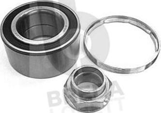 Breda Lorett KRT1547 - Подшипник ступицы колеса, комплект www.autospares.lv