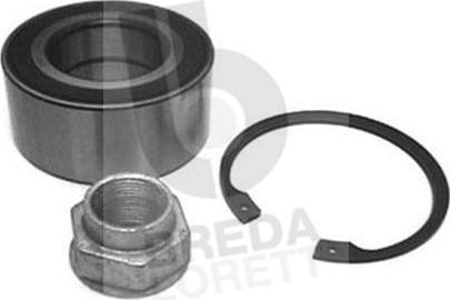 Breda Lorett KRT1580 - Подшипник ступицы колеса, комплект www.autospares.lv