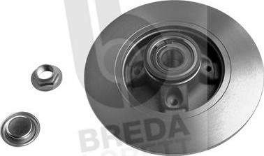 Breda Lorett KRT8107 - Brake Disc www.autospares.lv