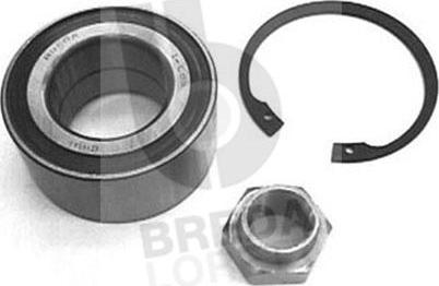 Breda Lorett KRT2154 - Подшипник ступицы колеса, комплект www.autospares.lv