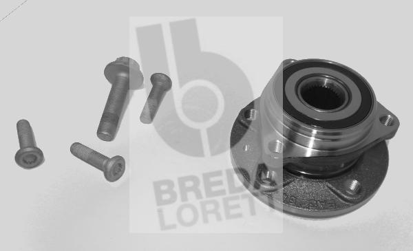 Breda Lorett KRT2364 - Подшипник ступицы колеса, комплект www.autospares.lv