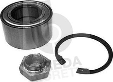 Breda Lorett KRT2217 - Wheel hub, bearing Kit www.autospares.lv