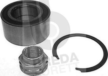 Breda Lorett KRT2239 - Подшипник ступицы колеса, комплект www.autospares.lv