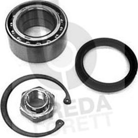 RIDEX 654W0728 - Wheel hub, bearing Kit www.autospares.lv