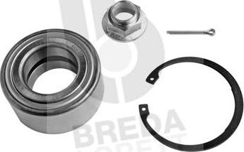 Breda Lorett KRT7677 - Подшипник ступицы колеса, комплект www.autospares.lv