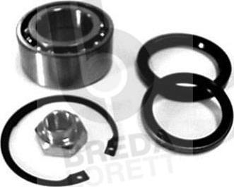 Spidan 0.026772 - Подшипник ступицы колеса, комплект www.autospares.lv