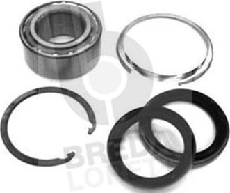 Breda Lorett KRT7035 - Подшипник ступицы колеса, комплект www.autospares.lv