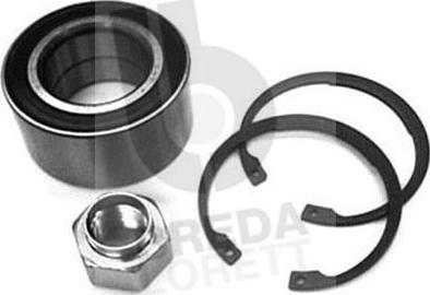 Breda Lorett KRT7116 - Wheel hub, bearing Kit www.autospares.lv