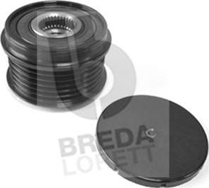 Breda Lorett RLA3557 - Pulley, alternator, freewheel clutch www.autospares.lv