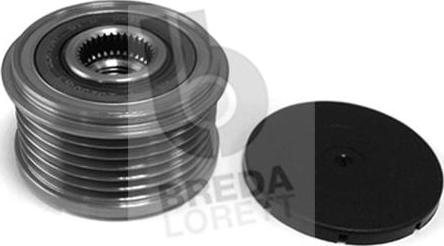 Breda Lorett RLA3562 - Pulley, alternator, freewheel clutch www.autospares.lv