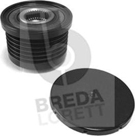 Breda Lorett RLA3509 - Pulley, alternator, freewheel clutch www.autospares.lv