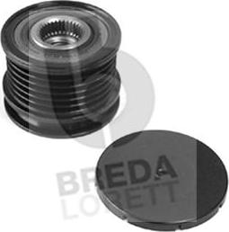 Breda Lorett RLA3618 - Pulley, alternator, freewheel clutch www.autospares.lv