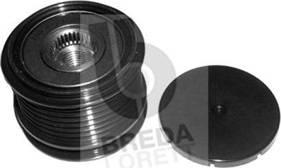 Breda Lorett RLA3621 - Pulley, alternator, freewheel clutch www.autospares.lv