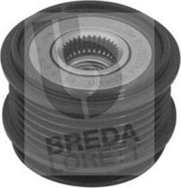 Breda Lorett RLA3162 - Шкив генератора, муфта www.autospares.lv