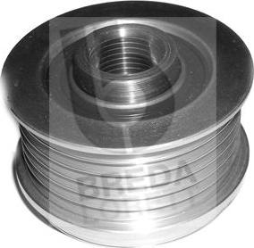 Breda Lorett RLA3861 - Pulley, alternator, freewheel clutch www.autospares.lv