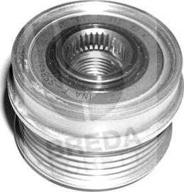 Breda Lorett RLA3863 - Шкив генератора, муфта www.autospares.lv