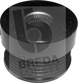 Breda Lorett RLA3862 - Pulley, alternator, freewheel clutch www.autospares.lv