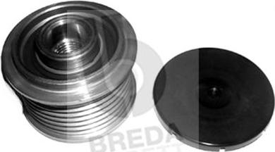 Breda Lorett RLA3791 - Pulley, alternator, freewheel clutch www.autospares.lv