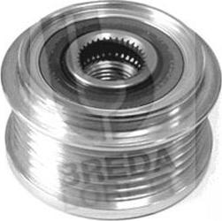 Breda Lorett RLA3702 - Pulley, alternator, freewheel clutch www.autospares.lv