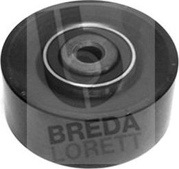 Breda Lorett TOA3443 - Ролик, поликлиновый ремень www.autospares.lv