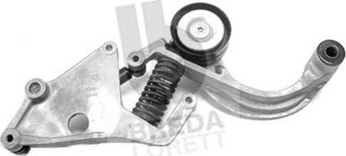 Breda Lorett TOA3684 - Натяжитель, поликлиновый ремень www.autospares.lv