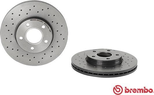 Brembo 09.9464.1X - Bremžu diski autospares.lv