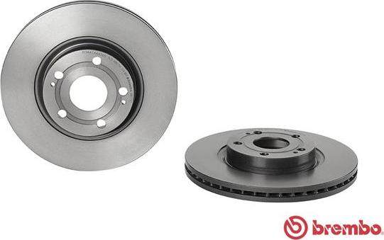 Brembo 09.9817.21 - Bremžu diski www.autospares.lv