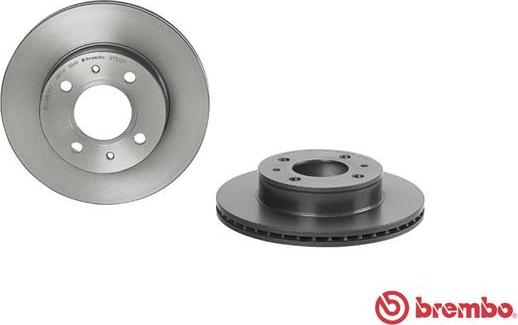 Brembo 09.9753.21 - Bremžu diski www.autospares.lv