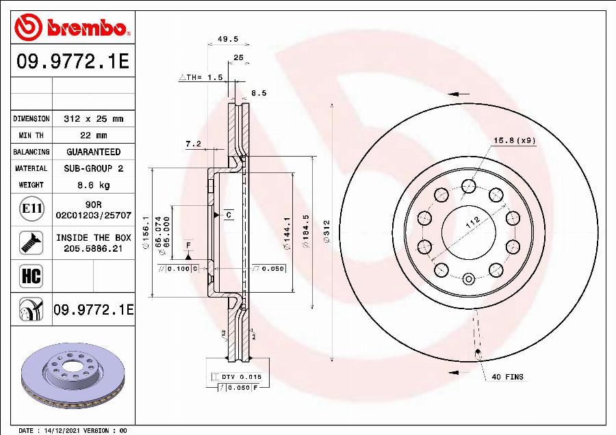 Brembo KT 08 054 - Bremžu komplekts, Disku bremzes www.autospares.lv