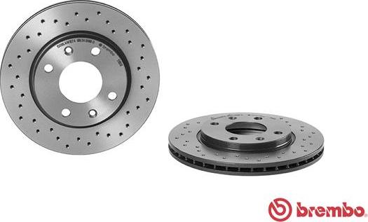 Brembo 09.5196.1X - Bremžu diski www.autospares.lv