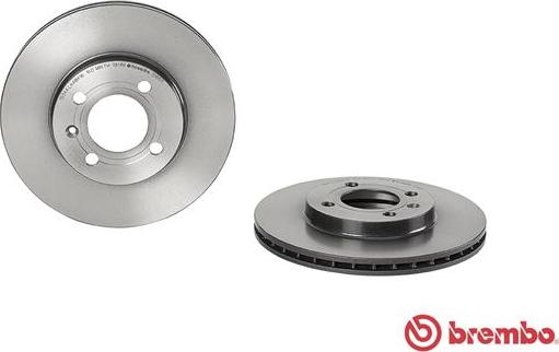 Brembo 09.5166.11 - Bremžu diski autospares.lv