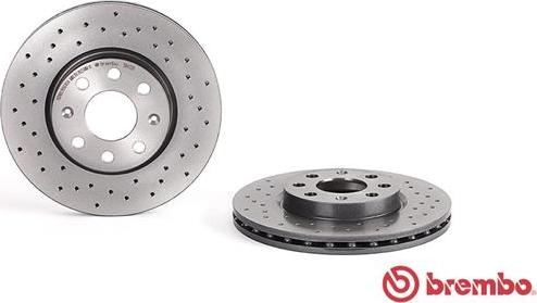 Brembo 09.5843.3X - Bremžu diski autospares.lv