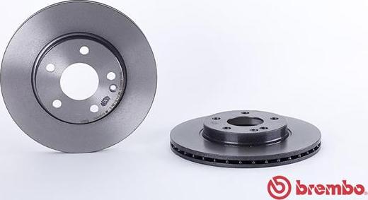 Brembo 09.8680.11 - Bremžu diski www.autospares.lv