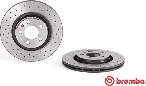 Brembo 09.7012.1X - Тормозной диск www.autospares.lv