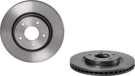 Brembo 09.D943.11 - Bremžu diski www.autospares.lv