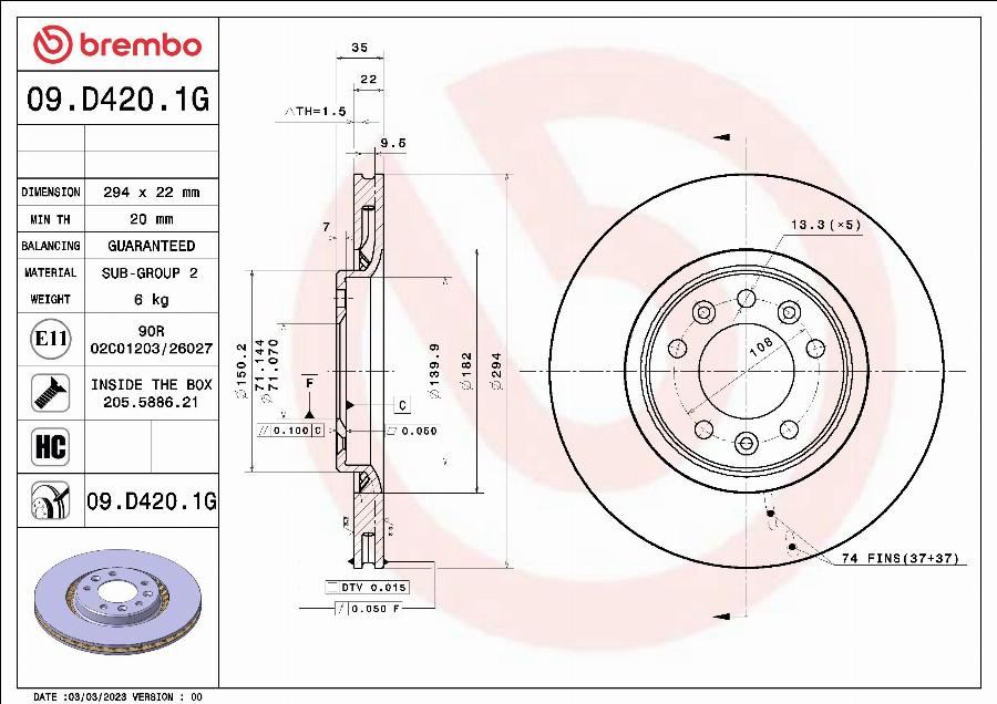 Brembo KT 10 051 - Bremžu komplekts, Disku bremzes www.autospares.lv