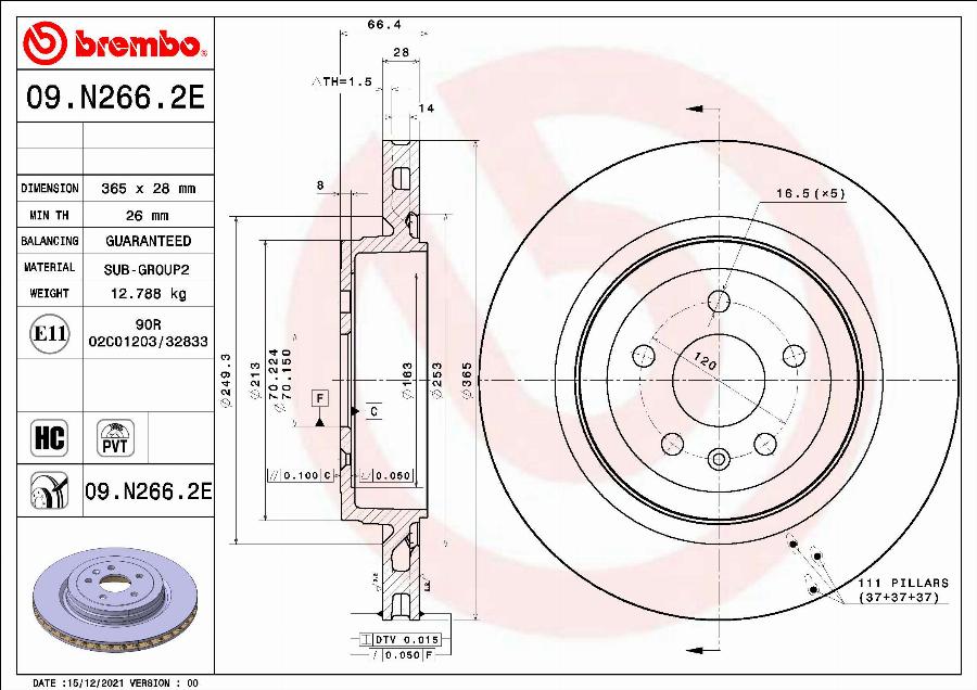 Brembo KT 08 023 - Bremžu komplekts, Disku bremzes www.autospares.lv