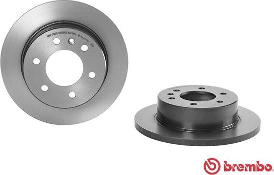 Brembo 08.9509.11 - Bremžu diski www.autospares.lv