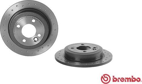 Brembo 08.9163.1X - Bremžu diski www.autospares.lv