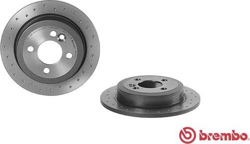 Brembo 08.9163.2X - Bremžu diski www.autospares.lv