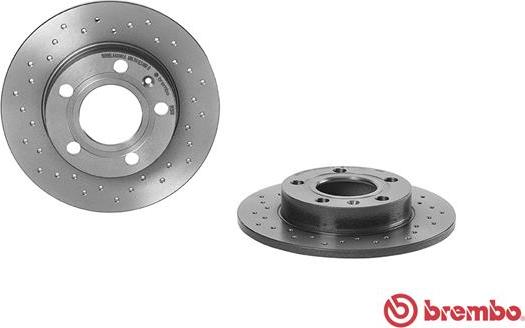 Brembo 08.9136.1X - Bremžu diski www.autospares.lv