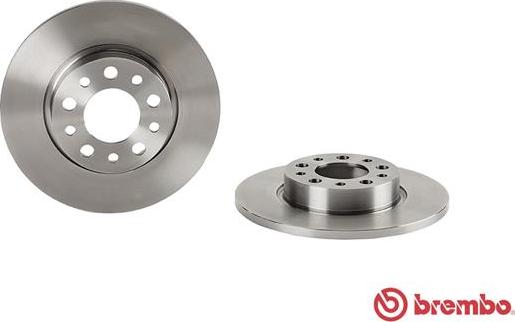 Brembo 08.9364.10 - Bremžu diski www.autospares.lv