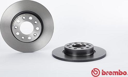 Brembo 08.9364.21 - Bremžu diski www.autospares.lv